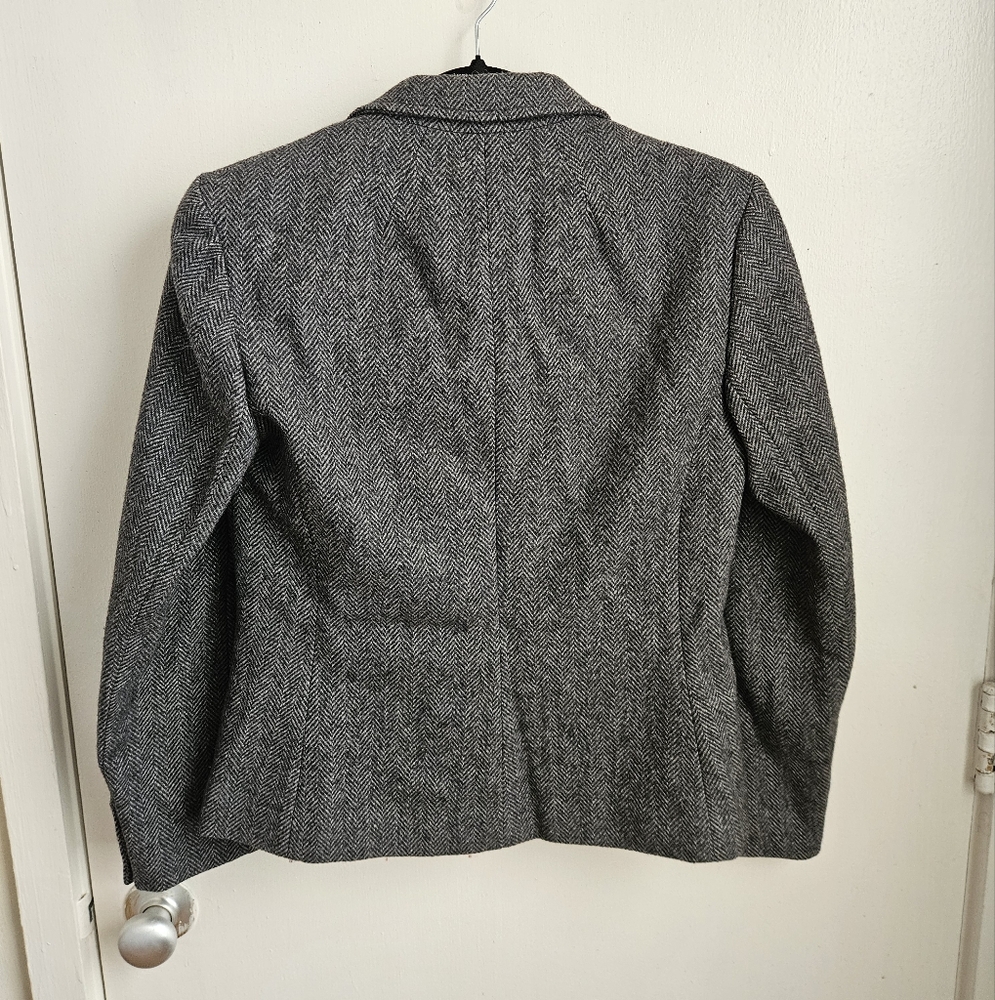 Pendleton Womens Gray Herringbone Jacket - image 4